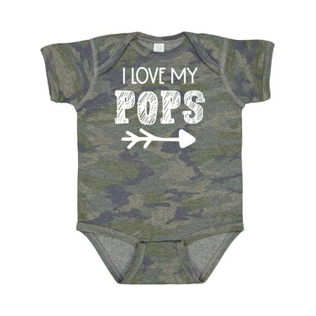 

Inktastic I Love My Pops with Arrow Gift Baby Boy or Baby Girl Bodysuit