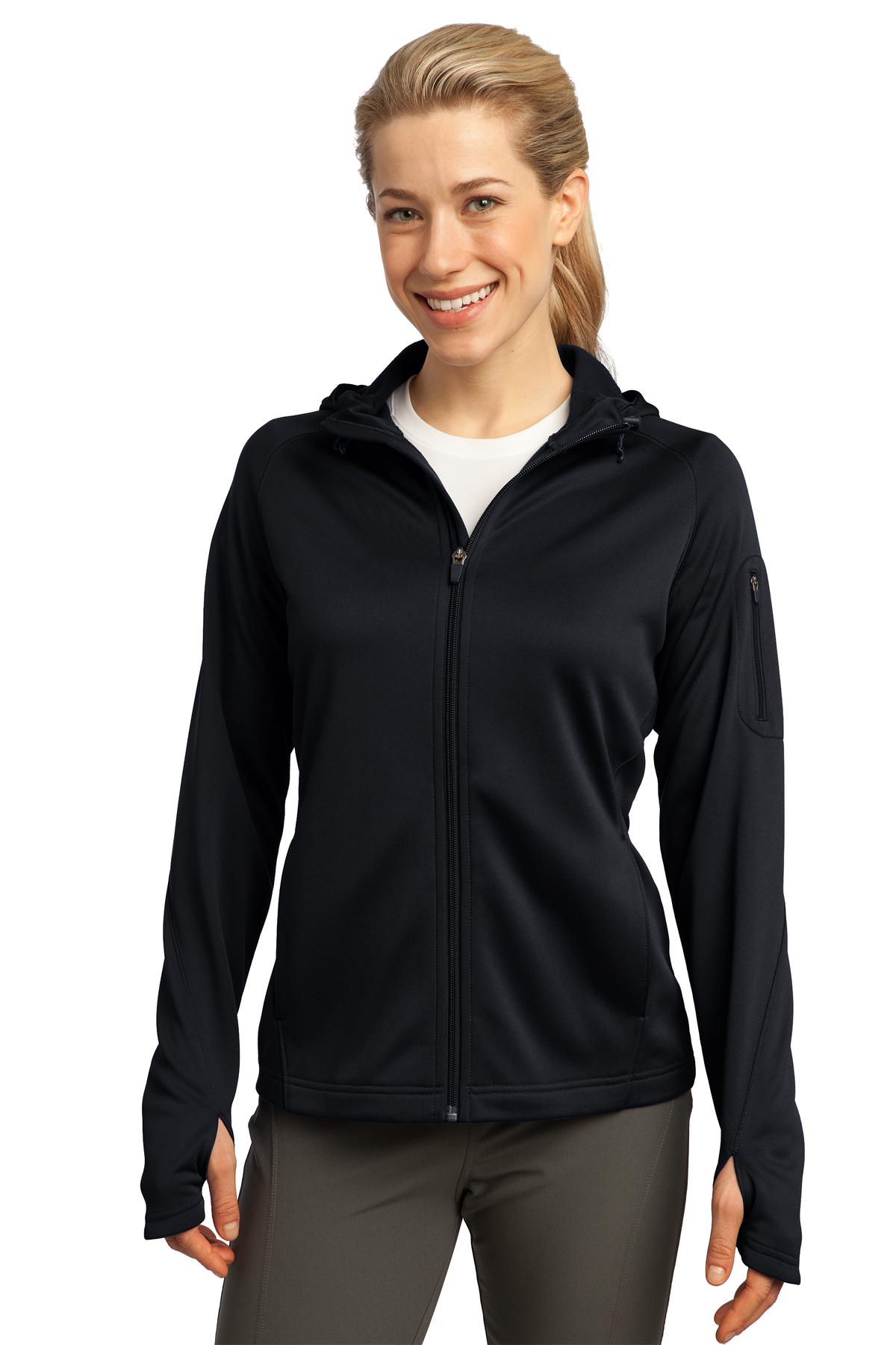 Sport-Tek Ladies Tech Fleece Full-Zip Hooded Jacket - image 1 of 1