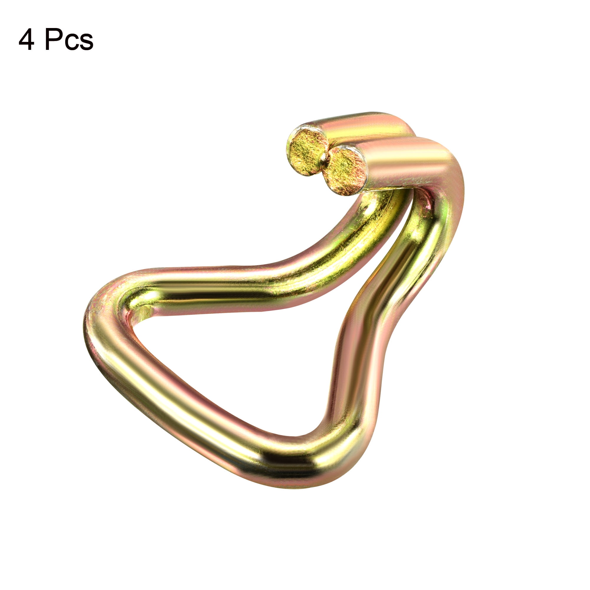 Unique Bargains Ratchet Double J Strap Hook for Tie Down Strap 76x66mm