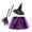 Purple, variant on Utlike 3 Pack Halloween Girls Skirts Hallowmas Colourful Layered Puffy Tutu Tulle Skirt With Hat Magic Wand For Theme Party First Day Of School Mini Skirt For Girl Size 9 Years-11 Years
