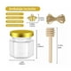 thumbnail image 2 of Frasco De Vidrio Mini Miel Hexagonal 45 Ml Con Tapa (20 pcs) transparente, 2 of 4