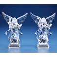 thumbnail image 2 of Set of 4 Clear Glossy Finish Roman Angel Tabletop Figurines 9.25", 2 of 3