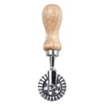 thumbnail image 1 of jifeng Steel Ravioli Cutter Maker & Wooden Handle Roll, 1 of 5