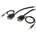 thumbnail image 1 of 35/VGA-MMCL2-10 - VGA M/M W/AUDIO CABLE 10FT IN-WALL BLACK GOLD PLATED, 1 of 1