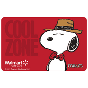 Snoopy Cool Zone Dad Walmart eGift Card