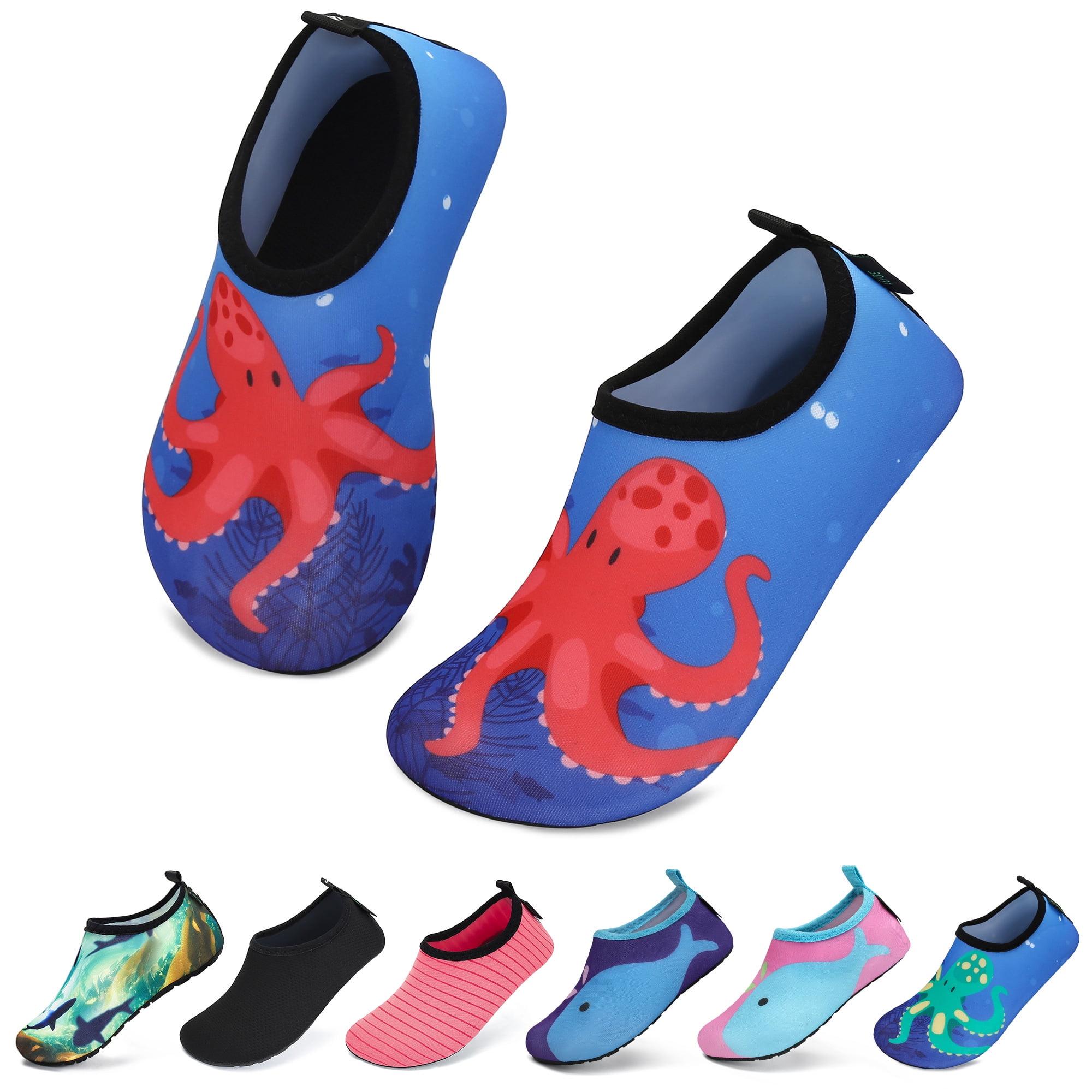 Kids Unisex Quick Dry Outdoor Aqua Socks Swim Water Beach Pool Shoes UK 