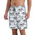thumbnail image 2 of Salouo Cow With Fresh Milk Pattern Swim Trunks for Men,Men's Hawaiian Bathing Suit Swimsuits Quick Dry Swimming Board Shorts Beach Shorts with Pockets-3X-Large, 2 of 6