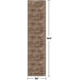 thumbnail image 2 of Brown Neutral Boho Washable 3x12 Extra Long Hallway Runner Rug, Waterproof Large Kitchen Floor Rug Indoor, Non-Slip Stain & Fade Resistant, Vintage Dark Earthy Taupe Decor, 2 of 7