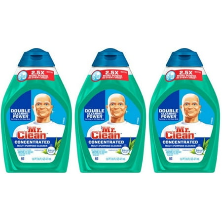 (3 pack) (3 Pack) Mr. Clean Liquid Muscle All-Purpose Cleaner, Meadows & Rain with Febreze Freshness, 16oz.
