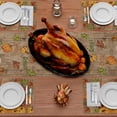 thumbnail image 4 of mubwai Turkey Pumpkin Thanksgiving Fall Table Runner Party Table Decoration for Home Kitchen Dining Holiday Decor 13x72 Inch, 4 of 6