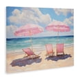 thumbnail image 2 of Stupell Industries Contemporary Pink Summer Chairs by the Sea Canvas Art, 20 x 16, by LSR Design Studio, 2 of 8