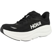 Hoka Men's Bondi 9 Sneaker, Black/White, 7