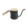 thumbnail image 4 of AMLESO Pour over Coffee Kettle 250ml Comfortable Grip Tea Pot for Home Camping Cafe Black, 4 of 8