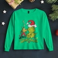 thumbnail image 5 of Dr. Seuss The Grinch Merry Grinchmas Boy's Christmas T-Shirt - Crewneck Pullover Long Sleeve Holiday Tee for Kids (Sizes 4-20), 5 of 5