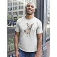 thumbnail image 2 of Amerian Bulldog Painting T-Shirt Men -Image by Shutterstock, Male Small, 2 of 4