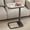 Driftwood Gray, variant on TV Tray Table, Adjustable Height & Flip-Top & Rounded Metal Corners, Snack Table for Couch, Sofa, Bed, Chair, Living Room, C Shaped End Side Table for Eating, Dinner or Laptop, Small Spaces