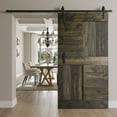 thumbnail image 4 of Coast Sequoia Inc Coast Sequoia 42in x 84in S Series Pine Wood Sliding Barn Door With Hardware Kit Aged Barrel, 4 of 5