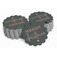 thumbnail image 2 of Inkdotpot Real Rose Gold Foil Merry Christmas Tags Favor Hang Paper Tags 50 Pieces, 2 of 7