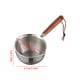 thumbnail image 1 of Pisexur Batería de cocina Olla pequeña de acero inoxidable 304 de tres capas para aceite caliente, espesada, con protección contra salpicaduras, para uso doméstico para la cocina del hogar, 1 of 2