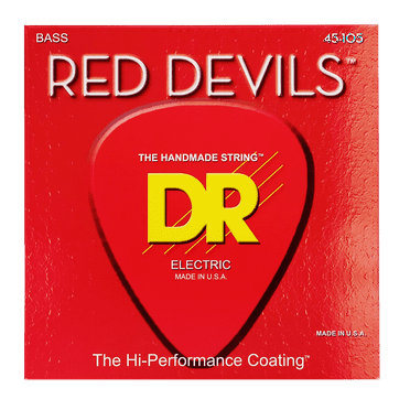 DR Strings Red Devils Medium 4-String Bass Strings