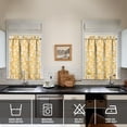 thumbnail image 4 of Floral Vintage Curtains 36 Inch Short - 3 Panel Boho Farmhouse Set with Rustic Wildflowers, Rod Pocket Window Treatment for Country Cottage Style, 4 of 6