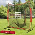 thumbnail image 6 of ZenSports 7x7FT Baseball Softball Practice Net Portable Pitching Net W/White Strike Zone Target, 6 of 11