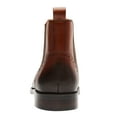 thumbnail image 4 of Santimon Genuine Leather Chelsea Boots Casual Ankle Boots Classic Men Oxford Boots Brown 9.5 US, 4 of 8