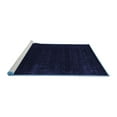 thumbnail image 2 of Ahgly Company Machine Washable Indoor Rectangle Abstract Blue Contemporary Area Rugs, 4' x 6', 2 of 4