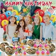 thumbnail image 3 of Jake and the Never Land Pirates Party Decor Decorations Birthday Set for Kids Supplies Kit Latex Balloons Cake Topper Fans Banner Backdrop, 3 of 6