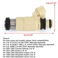 thumbnail image 3 of 4PCS Fuel Injectors for Mitsubishi Eclipse Lancer Chrysler CDH-240 842-12299, 3 of 8