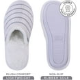 thumbnail image 3 of ROXONI Women Slipper Cozy Memory Foam, Indoor Outdoor Rubber Sole, 3 of 6