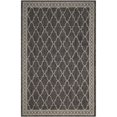 thumbnail image 1 of Safavieh Courtyard Black Indoor Outdoor Rug - 4' x 5'7", 1 of 1