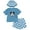 Blue, variant on Disney Mickey Mouse Newborn Baby Boys T-Shirt Shorts and Hat 3 Piece Newborn to Infant