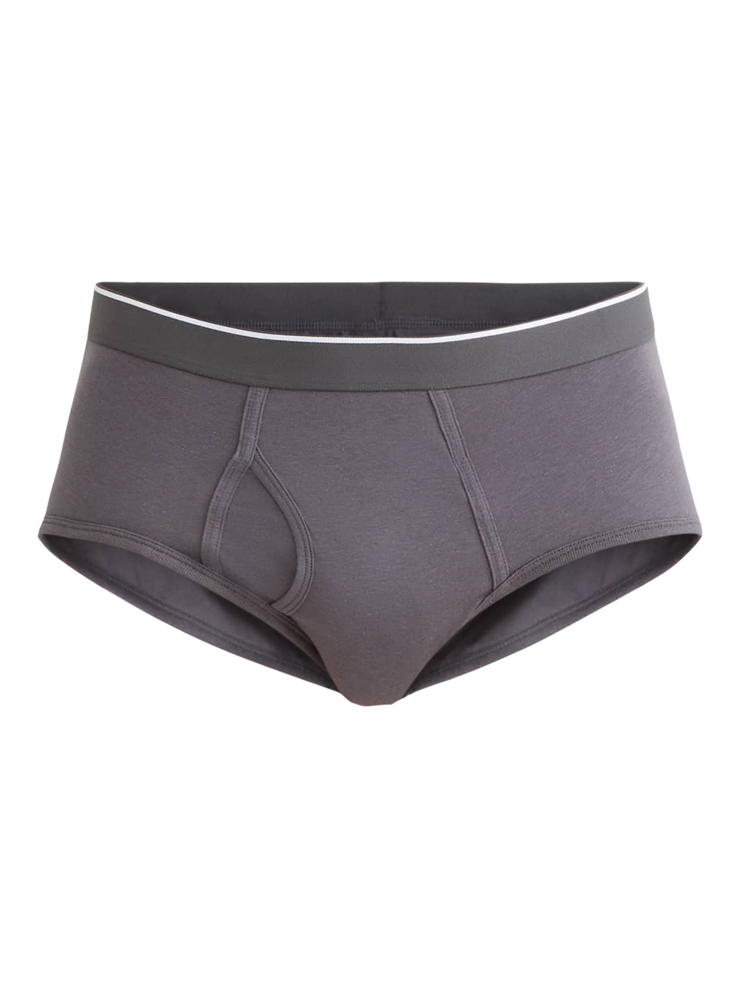 George Men's Cotton Blend Stretch Mid-Rise Brief, 6-Pack, Sizes S-2XL