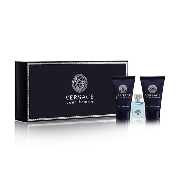 Set Mini Versace Pour Homme 3pzas./ Edt 5 ml./ Body 25 ml./After Shave 25ml. Versace Versace Pour Homme