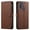 Brown, variant on Starshop Case for Motorola G Pure, +Glass Screen Protector, Premium Leather Wallet Pocket -Black