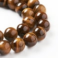 thumbnail image 3 of 10strands Natural Tiger Eye Beads Strands Grade A Round 6mm Hole: 1mm about 60~62pcs/strand 15 inch, 3 of 3