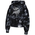 thumbnail image 2 of Women's The Wild Collective  Black Minnesota Vikings Tie-Dye Cropped Pullover Hoodie, 2 of 3
