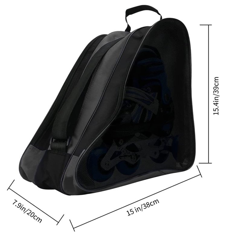 Roller Skate Bag Breathable Ice-Skating Bag Premium Bag to Carry Ice Skates  for Both Kids