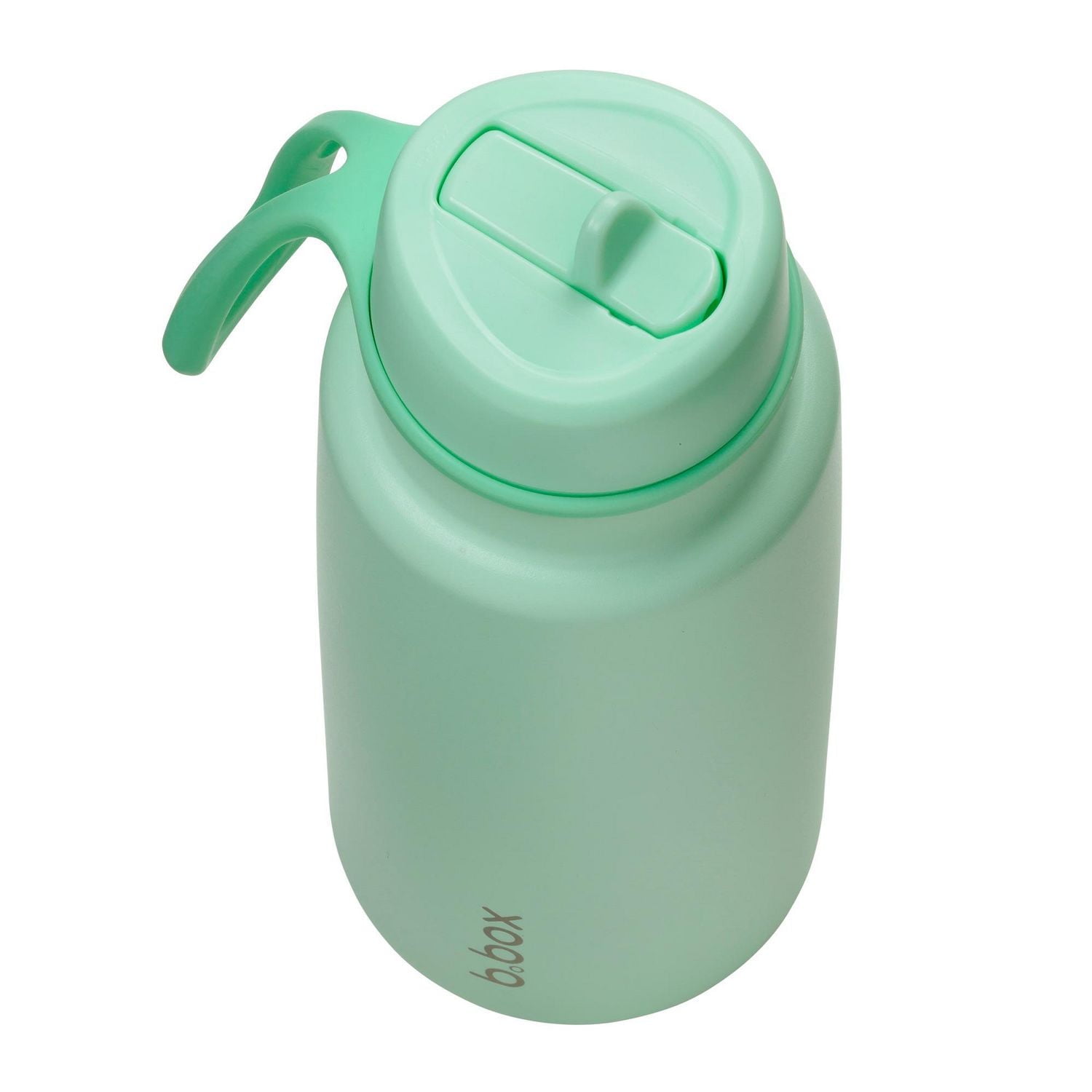 b.box - Gobelet isotherme à couvercle rabattable avec paille, grande bouteille d'eau durable pour adolescents et adultes, bouteille d'eau de voyage, isolation triple couche, sans BPA, 34 oz