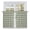 Sage, Pale Olive, Celadon, Cream, variant on Brown Stripes Retro Tier Curtains 54 Inch Length, Modern Farmhouse Beige Striped Cafe Short Curtains for Bathroom Over Sink, Small Kitchen Curtain Light Filtering Tiered Drapes 2 Panels 27.5"Wx54"L