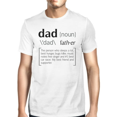 Christmas Gifts From Daughter To Father Dad Noun Mens White Cotton Tee Cute Fathers Day Gifts From Daughter ()
