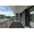 thumbnail image 5 of 2'x20' Batik Blue - Indoor Outdoor Area Rug Carpet Runners with a Premium Fabric Finished Edges, 5 of 6
