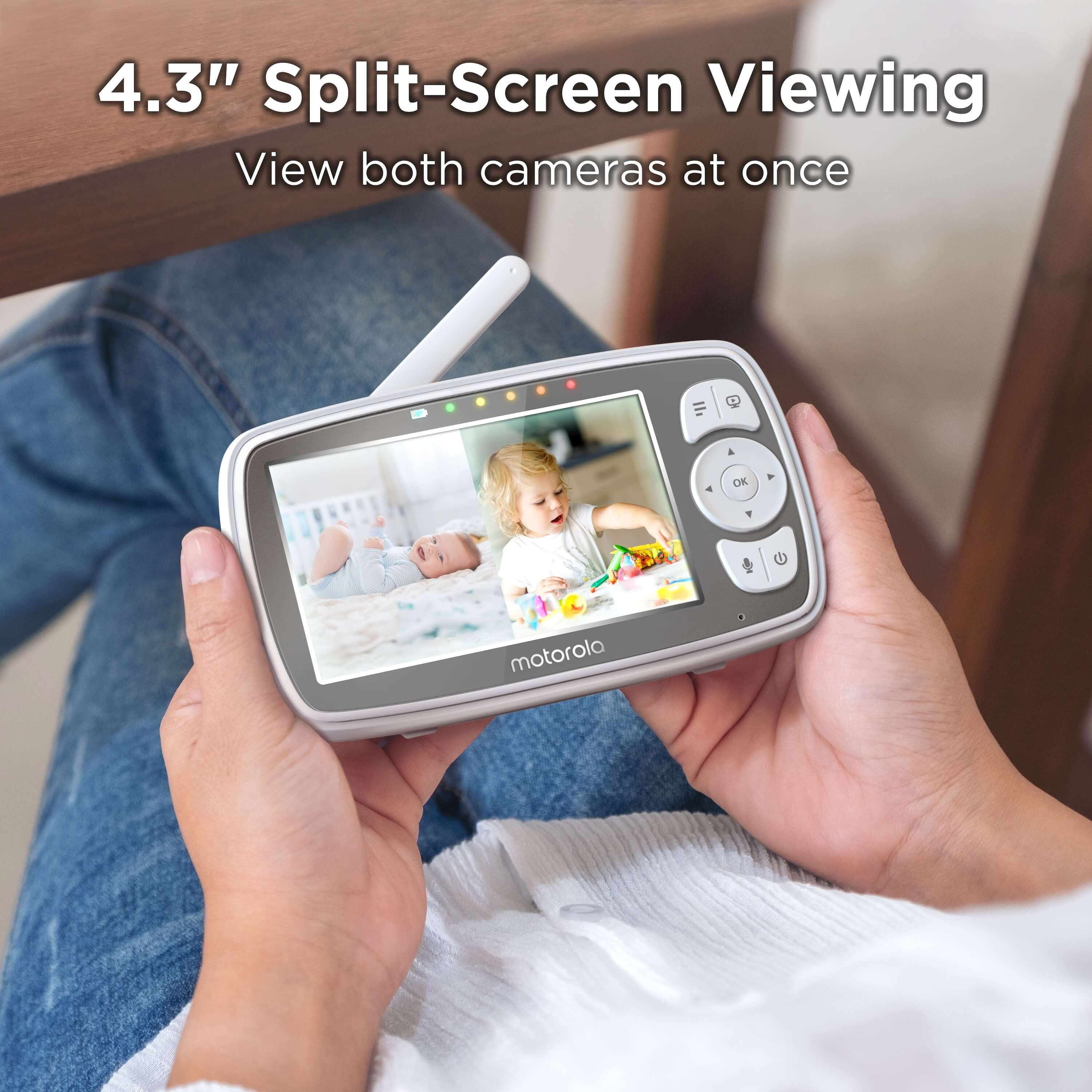 Motorola Nursery VM 483 - Babyphone avec caméra - Unité parent 2,8