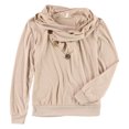 thumbnail image 1 of Etiquetas Weekly Womens Shawl Collar Pullover Sweater, Beige, Small, 1 of 1