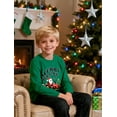 thumbnail image 2 of Little Hand Toddler Boy Christmas Outfit Baby Boy Girl Winter Warm Holiday Pullover Xmas Crewneck hoodie 2-7 Years, 2 of 6