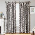 thumbnail image 1 of Softline Kingdom Tile Rod Pocket Panel- Pewter- Pack Of 2, 1 of 1