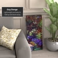 thumbnail image 3 of Red Lantern 3 ft. Short Monet Canvas Folding Screen - Lilies/Garden at Giverny, 3 of 7