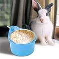 thumbnail image 4 of Comedero para loros y pájaros, taza de alimentación de agua y alimentos de fácil instalación para suministros para mascotas (azul), 4 of 5