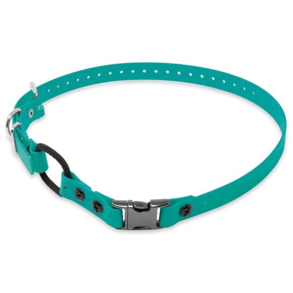 Collar para perros Educator Quick Snap Bungee Biothane Teal 3/4